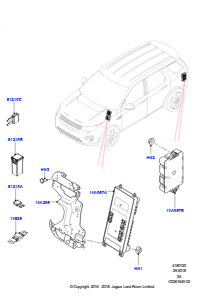 20AB Sicherungen, Halter & Überlastsch. L550 DISCOVERY SPORT 2015 > (L550),Hergestellt in Werk Changsu (China)