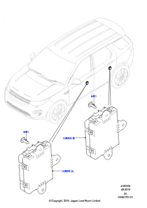 05F Module u. Sensoren - Fahrzeug L550 DISCOVERY SPORT 2015 > (L550),Hergestellt in Werk Changsu (China)