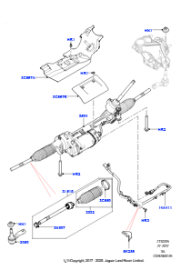 05B Lenkgetriebe L550 DISCOVERY SPORT 2015 > (L550),Werk Halewood