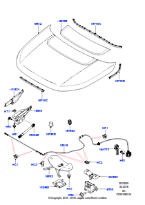 20B Motorhaube u. Anbauteile L550 DISCOVERY SPORT 2015 > (L550),Hergestellt in Werk Changsu (China)