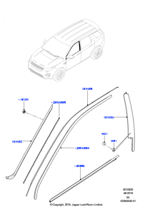 05F Türen v., Scharniere u. Dicht. L550 DISCOVERY SPORT 2015 > (L550),Hergestellt in Werk Changsu (China)