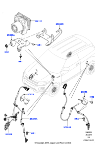 05D Antiblockiersystem L538 RANGE ROVER EVOQUE 2012 - 2018 (L538),Werk Halewood