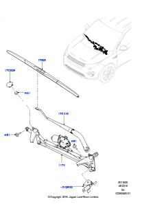 05B Scheibenwischer L550 DISCOVERY SPORT 2015 > (L550),Hergestellt in Werk Changsu (China)