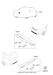30 KAROSSERIESCHUTZ - AUSSEN L462 DISCOVERY 5 2017 > (L462)