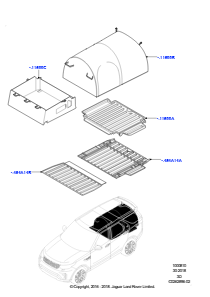 10 LADERAUMSCHUTZMATTEN L462 DISCOVERY 5 2017 > (L462)