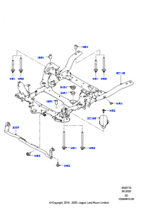 15A Vorderer Querträger u. Stabilisator L462 DISCOVERY 5 2017 > (L462)
