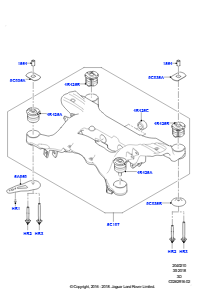 10A Querträger u. Stabilisator hinten L462 DISCOVERY 5 2017 > (L462)
