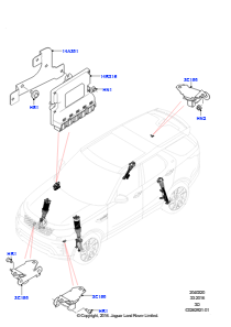 20A Elektronische Dämpferregelung L462 DISCOVERY 5 2017 > (L462),Mit Vierrad-Luftfederung