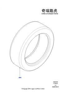 05 Reifen L538 RANGE ROVER EVOQUE 2012 - 2018 (L538),Hergestellt in Werk Changsu (China)