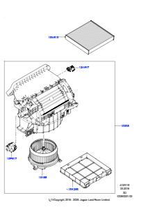 15A Lüfter - Heizung/Klima und Bauteile L462 DISCOVERY 5 2017 > (L462)