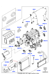 10A Heiz./Klimaanlage, interne Bauteile L462 DISCOVERY 5 2017 > (L462)