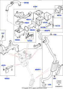 20A Kraftstoffbetriebener Zuheizer L462 DISCOVERY 5 2017 > (L462),Elektrische Zusatzkühlmittelpumpe