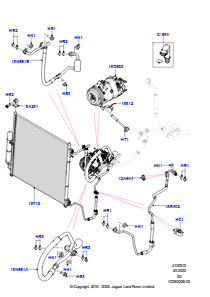 10A Kondensator/Kompr. - Klimaanl. L462 DISCOVERY 5 2017 > (L462),3,0 l DOHC GDI SC V6 BENZIN