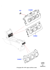 05A Bedieneinheit - Heizung/Klimaanlage L462 DISCOVERY 5 2017 > (L462)