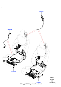 14A Kabelstrang - Sitz L462 DISCOVERY 5 2017 > (L462)