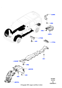 05C Front-, Stehbleche u. Längsträger L462 DISCOVERY 5 2017 > (L462)