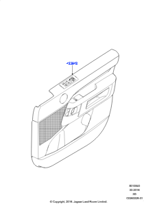 40A Verkleidungen - Tür vorn L462 DISCOVERY 5 2017 > (L462)