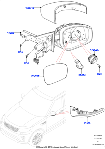 05A Außenspiegel L462 DISCOVERY 5 2017 > (L462)