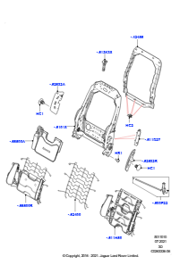 10A Rückenlehne - Vordersitz L462 DISCOVERY 5 2017 > (L462)