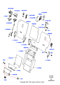 25A Rücksitzlehne L462 DISCOVERY 5 2017 > (L462),Version - Core
