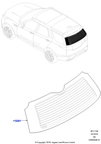 25A Heckscheibe L462 DISCOVERY 5 2017 > (L462)