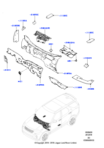 05B Motorabdeckung vorn L462 DISCOVERY 5 2017 > (L462)