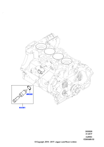 25AA Motorheizung L538 RANGE ROVER EVOQUE 2012 - 2018 (L538),Werk Halewood