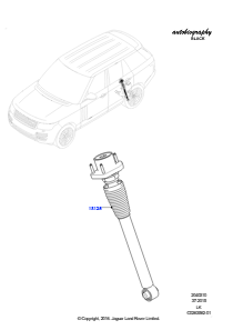 10C Hinterfedern/Stoßdämpfer L405 RANGE ROVER 2013 - 2022,Normaler Radstand