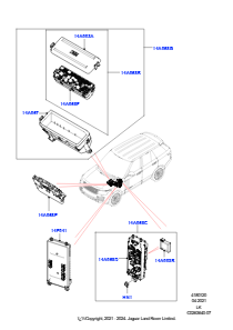 20AB Sicherungen, Halter & Überlastsch. L405 RANGE ROVER 2013 - 2022