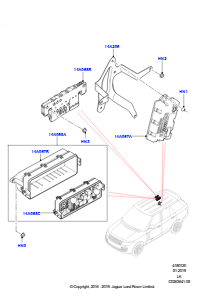 20AC Sicherungen, Halter & Überlastsch. L405 RANGE ROVER 2013 - 2022