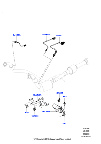 08A Abgassensoren und Module L320 RANGE ROVER SPORT 2010 - 2013 (L320),Euro 4 Abgasnorm