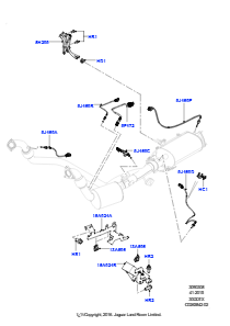08B Abgassensoren und Module L320 RANGE ROVER SPORT 2010 - 2013 (L320),Stufe V plus DPF