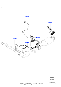 08J Abgassensoren und Module L319 DISCOVERY 4 2010 - 2016 (L319),EU6 + DPF Emissionen