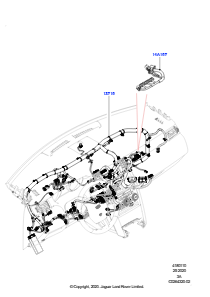 10DB Kabelstrang - Motor u. Spritzwand L550 DISCOVERY SPORT 2015 > (L550),Hergestellt in Werk Changsu (China)