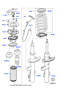 10B Hinterfedern/Stoßdämpfer L538 RANGE ROVER EVOQUE 2012 - 2018 (L538),Hergestellt in Werk Changsu (China)