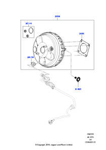 05B Bremsverstärker L538 RANGE ROVER EVOQUE 2012 - 2018 (L538),Hergestellt in Werk Changsu (China)