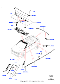 05E Türen v., Scharniere u. Dicht. L538 RANGE ROVER EVOQUE 2012 - 2018 (L538),Werk Halewood