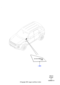 10X Etiketten L538 RANGE ROVER EVOQUE 2012 - 2018 (L538),Gebaut in Brasilien