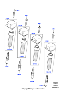 05D Zündspule/Kabel/Zündkerzen L538 RANGE ROVER EVOQUE 2012 - 2018 (L538),Gebaut in Brasilien