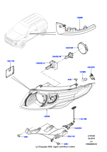 05E Scheinwerfer/Blinkleuchten vorn L538 RANGE ROVER EVOQUE 2012 - 2018 (L538),Gebaut in Brasilien