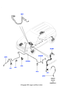 15F Bremsleitungen vorn L538 RANGE ROVER EVOQUE 2012 - 2018 (L538),Gebaut in Brasilien