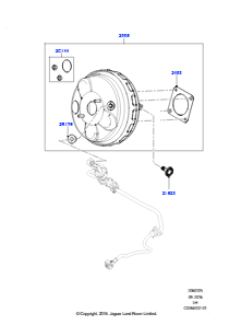 05C Bremsverstärker L538 RANGE ROVER EVOQUE 2012 - 2018 (L538),Gebaut in Brasilien