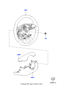 05D Lenkrad L538 RANGE ROVER EVOQUE 2012 - 2018 (L538),Gebaut in Brasilien