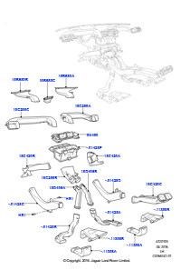 05L Belüft.-/Frischluftdüsen u. -führ. L538 RANGE ROVER EVOQUE 2012 - 2018 (L538),Gebaut in Brasilien