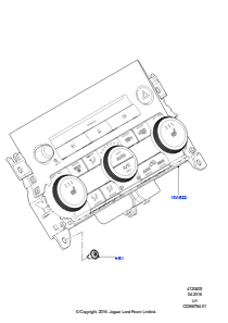 05C Bedieneinheit - Heizung/Klimaanlage L538 RANGE ROVER EVOQUE 2012 - 2018 (L538),Gebaut in Brasilien