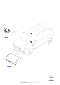 10B Telematik L538 RANGE ROVER EVOQUE 2012 - 2018 (L538),Gebaut in Brasilien