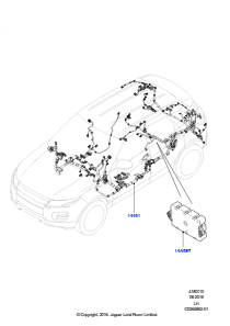 10U Kabelstrang - Motor u. Spritzwand L538 RANGE ROVER EVOQUE 2012 - 2018 (L538),Gebaut in Brasilien