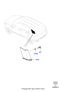 15G Tür - Gepäckraum L538 RANGE ROVER EVOQUE 2012 - 2018 (L538),Gebaut in Brasilien