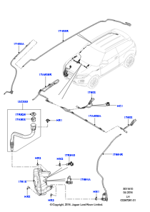 10B Scheibenwaschanlage L538 RANGE ROVER EVOQUE 2012 - 2018 (L538),Gebaut in Brasilien