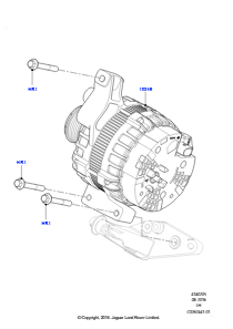 05F Generator u. Befestigungen L538 RANGE ROVER EVOQUE 2012 - 2018 (L538),Hergestellt in Werk Changsu (China)